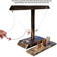 thumbnail image 4 of Ring Toss Games for Kids Adults, Handheld Board Games with Shot Ladder Bundle, 4 of 4
