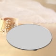 thumbnail image 5 of Acrylic Mirror Tray Vanity Tray Candle Tabletop Centerpieces Bathroom Countertop Decor for Sundries , Round, 5 of 9