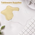 thumbnail image 3 of 30Pcs Star Shaped Paper Plates Gold Disposable Party Plate Pentagram Dinnerware Plate for Tableware Supplies, Gold, 3 of 5