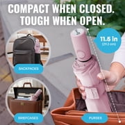 Repel Windproof Travel Umbrella, Auto Open Close Folding Umbrella Wind Tested to 100MPH