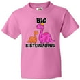 thumbnail image 3 of Inktastic Big Sistersaurus with Cute Sibling Dinosaurs Youth T-Shirt, 3 of 5