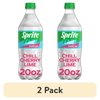 (2 pack) Sprite Chill Cherry-Lime Caffeine Free Soda Pop Bottle, 20 fl oz