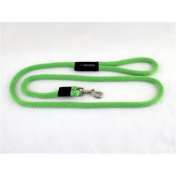 Soft Lines P11010LIMEGREEN Dog Snap Leash 0.62 In. Diameter By 10 Ft. - Lime Green