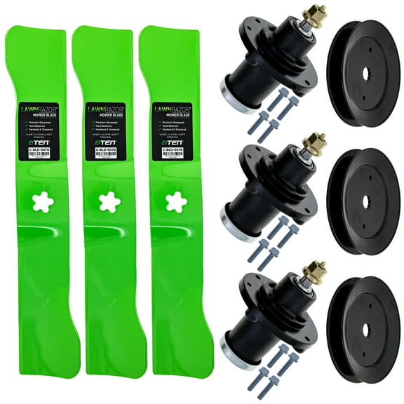 8TEN Blade Spindle Kit for Husqvarna Z248F 48-inch 588811002 539131898 532173435 MK1013663