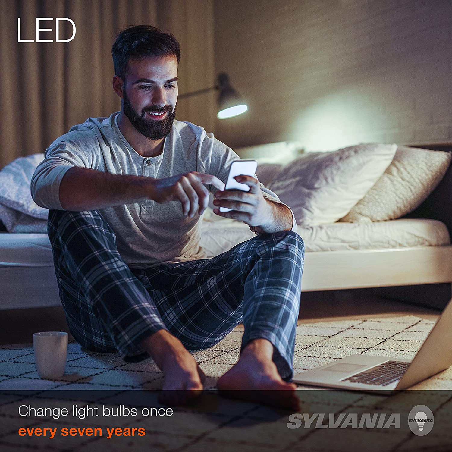 Sylvania Eco Led A19 Light Bulb 100W Equivalent Pack of 6: 100W/White