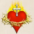 thumbnail image 3 of CafePress - Sacred Heart Tote Bag - Unisex Canvas Tote Bag, Beige, 1-Piece, 3 of 8