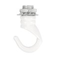 thumbnail image 3 of Uxcell Alloy Ceiling Hook Fixtures Accessories 0.91" x 1.22"(W*H) White, 3 of 5