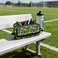 thumbnail image 5 of Oioii Six-Layer Large Capacity Pen Case with Soccer Print, Multi-Layer Durable Stationery Bag for s, Spacious Pencil Box for Supplies Organization,B, 5 of 7