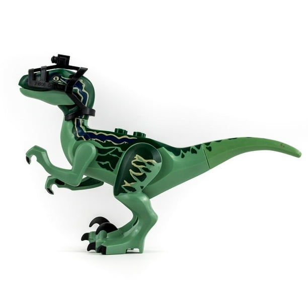 Lego Animal Jurassic World Dino Raptor Blue Minifigure Walmart Com