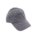 thumbnail image 1 of Glitzy Game Sequin Trim Baseball Cap  - Silver, 1 of 1