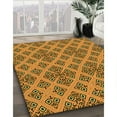 thumbnail image 3 of Ahgly Company Tapis d'Intérieur Lavable en Machine Carré Marron Selle, 4 Pieds Carré, 3 of 7