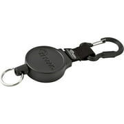 KEY-BAK MID6 Retractable Carabiner Keychain with 36 Retractable Cord, 6 oz. Retraction, Carabiner, 10 keys