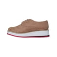 thumbnail image 3 of TENIS PLATAFORMA CASUAL MILAGROS MUJER DAMA TEKA BEIGE GAMUZA 7500 LEON  7500p, 3 of 3