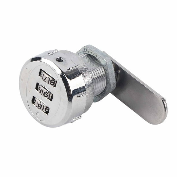 Serrure à Code 3 Chiffres – Boucle Porte Alliage Zinc, Lumineuse, Sans Marque