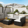 thumbnail image 2 of Sombrilla Lateral Tipo Cantilever para Jardín y Terraza | Parasol Exterior con Base Cruzada, 2 of 8
