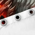 thumbnail image 6 of Erosebridal Dragon Curtains & Drapes,Fire Print Trippy Curtains Blackout Gothic Bedroom Decor,Mysterious 3D Dragon Curtains Wild Safari Animal Window Curtain, 6 of 6