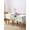 Purple Green, variant on Pink Tulip Table Cloth, Modern Blossom Pastel White Floral Petal Waterproof Tablecloth for Rectangle Tables, Reusable Washable Fabric Table Cover for Restaurant Kitchen Dining Tables 60"x102"