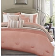 thumbnail image 5 of Madison Park Amherst 7 Piece California King Comforter Set, Coral, 5 of 5