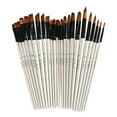 thumbnail image 3 of Juego de 6 pinceles para pintar con cerdas de nailon, 3 of 8