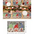 thumbnail image 6 of Christmas Placemats Set of 6 Gnomes Christmas Placemats for Dining Table Grey Christmas Tree Table Mat Winter Holiday Home Party Kitchen Table Decorations, 6 of 6