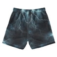 thumbnail image 7 of FORMRS Boys Swim Trunks Quick Dry Mesh Liner Boardshorts Sizes XS-XL, Lightning Pattern, 7 of 7