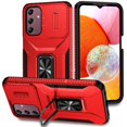 thumbnail image 1 of Funda para GANGXUN Samsung Galaxy A15 5G - Soporte metálico, Función magnética, Rojo, 1 of 5