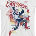 thumbnail image 2 of Superman Super Strength Sketch Crew Neck Short Sleeve Boy's White T-shirt-Large, 2 of 3