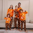 thumbnail image 3 of GYRATEDREAM Family Matching Halloween Pajamas Sets Dad/Mom/Kids Long Sleeve Happy Halloween Pumpkin Print 2 Piece Pjs Funny Sleepwear Jammies for XL(Mom) Orange, 3 of 8