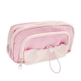 thumbnail image 3 of Under $1 Pencil Case, Drawstring Large Capacity Multi-Layer Fabric Pen Pouch, Stain-Resistant Stationery Organizer for Junior College by PALIFEUR, 3 of 8