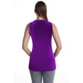 thumbnail image 2 of SUMONA Women Tank Tops Round Neck Sleeveless Basic Ribbed Summer Cami Top Casual Shirt, 2 of 4