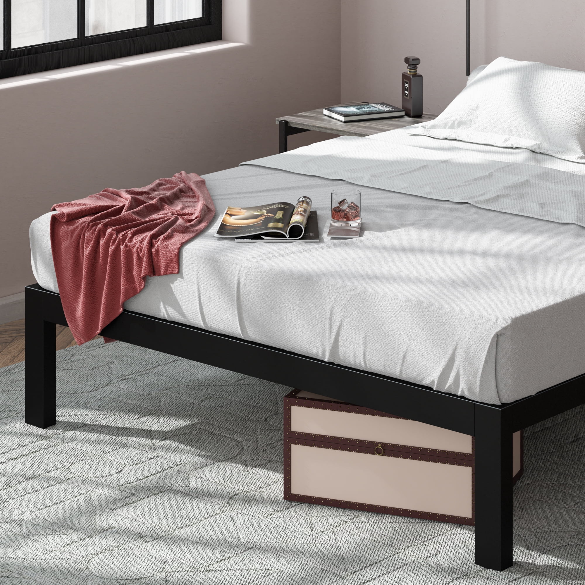 Zinus Lorrick 14" Metal Platform Bed Frame, Twin