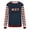 Solid colors, variant on Christmas Sweatshirts for Women, Letter Print Striped Long Sleeve Crewneck Loose Fit, Fall Holiday Party Graphic Tops S-XXL