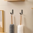 thumbnail image 6 of No Drill Adhesive Wall Hooks, Stick on Mount Hooks for Bathroom Kitchen and Door Wall Hanging, 6 of 6