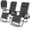 Gray, variant on Costway 1 PCS Zero Gravity Chair, Portable Patio Recliner with Adjustable Backrest & Pillow Orange