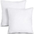 thumbnail image 1 of Bedding Cushion Inner Cushion (pack of 2) 45 x 45 cm (18" x 18") Cushion Fill Hollow Fiber Square Pillow, 1 of 5