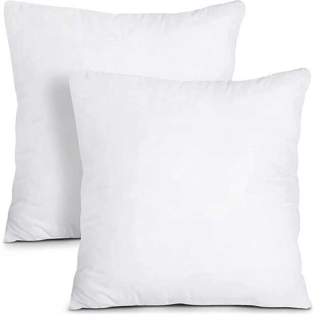 Bedding Cushion Inner Cushion (pack of 2) 45 x 45 cm (18" x 18") Cushion Fill Hollow Fiber Square Pillow