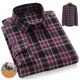 thumbnail image 4 of Seeotter Mens Shirts Long Sleeve Plaid Button Down Shirts Casual Cotton Shirts, 4 of 4