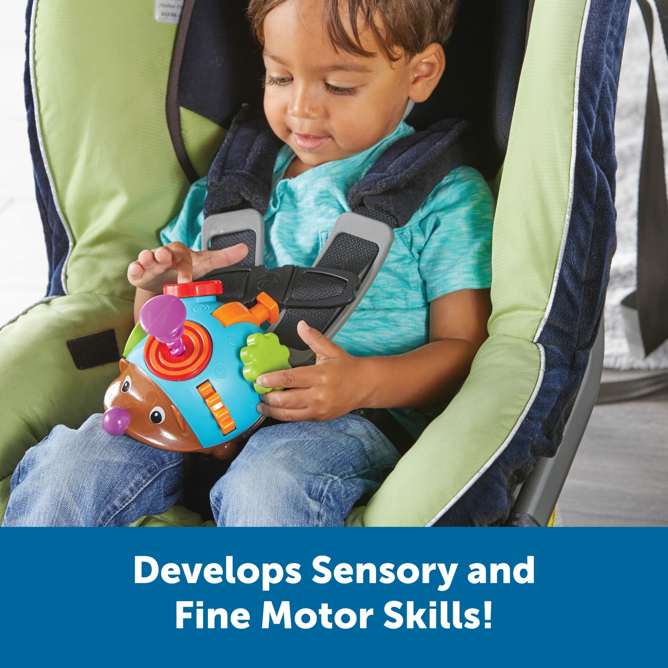 Learning Resources Spike the Fine Motor Hedgehog Fidget Friend -  Preschool Toys for Boys and Girls Ages 18+ months, Toddler Toys