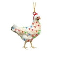 thumbnail image 1 of Binwennn Small Hanging Chandelier 1pc Christmas Chicken Ornament Funny Ornament String Light Modeling Chicken Holiday Decoration Hanging Ormaments For Christmas Tree, 1 of 7
