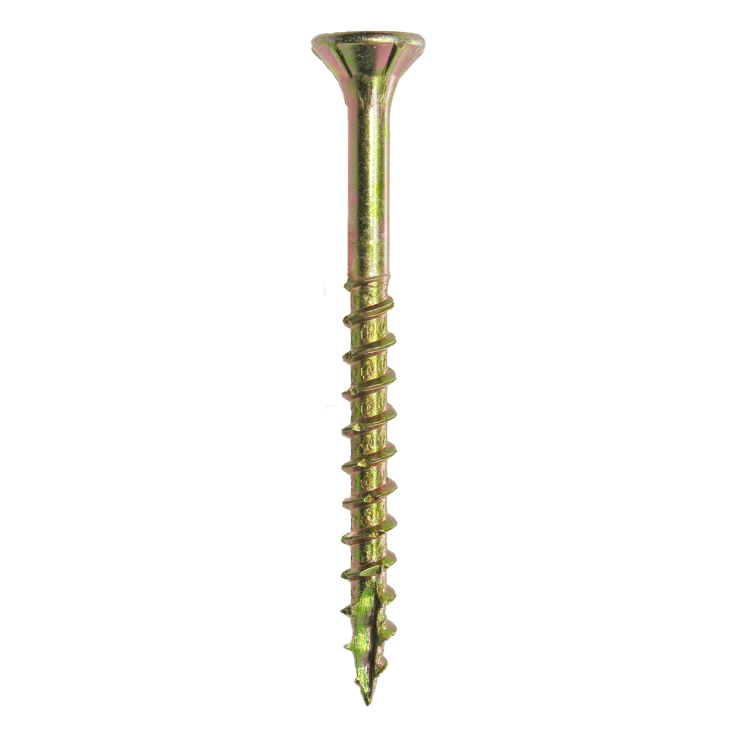 (2 pack) Grip-Rite #8 x 2 in. Star Drive Gold Construction Wood Screw 10 lb.