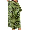 thumbnail image 3 of HELLHERO Polyester Bathing Suit Cover Up for Beach Quick Dry Free Size Long Kimono Swimsuit Cover Up Camouflage, 3 of 5