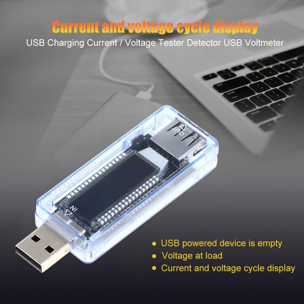 Mini USB Tester Voltaje actual Cargador Capacidad Probador Medidor de voltaje actual