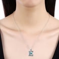 thumbnail image 3 of Retro Style Turquoise Alphabet Necklace Featuring 26 Unique Letter Charms for Fashion Accessory, 3 of 4