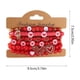 thumbnail image 3 of Pulsera de cerámica con adornos navideños, juego de 5 pulseras de corazón para San Valentín para mujer, pulsera roja con cuentas de arcilla polimérica y corazón, decoraciones de Halloween, decoración, 3 of 6