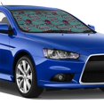 thumbnail image 4 of Balery Snake And Rose Print Car Windshield Sun Shade,Windshield Sunshade for Car Pickup Truck SUV Accessories-, 4 of 7