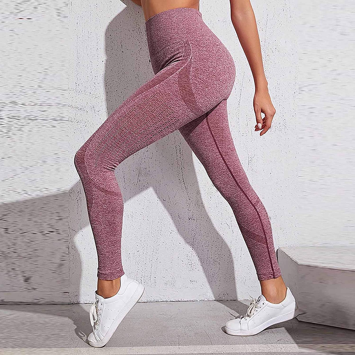 Womens High Waist Yoga Pants Cutout 