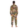thumbnail image 4 of FORMRS Onesies Pajama for Adults Unisex Hoodie Winter Jumpsuit One Piece Sleepwear, Sizes S-2XL, Colorful Mushroom, 4 of 7