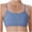 Blue, variant on Women's Bra Yoga Mini Cami Seamless Bralette Microfibr Stretch Bra Thin Strap Bralette (Red, XXL)