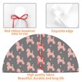 thumbnail image 4 of Picia Poodle Dog Print Christmas Tree Skirt , Christmas Tree Skirt Ornaments for Merry Christmas Holiday Party Decorations Indoor Outdoor-36", 4 of 7