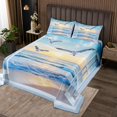 thumbnail image 2 of Erosebridal Adult Beach Coverlet Set Twin, Sea Bird Bedding Set, Ocean Print Decor 2 Pieces, 2 of 5